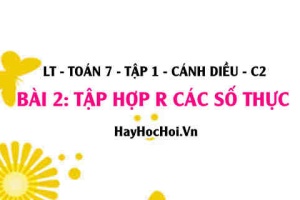 Cách biểu diễn số thực trên trục số, so sánh hai số thực, số đối của một số thực? Toán 7 bài 2 Cánh Diều